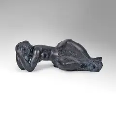 Antoniucci Volti, Femme de Tours ou  Rêverie, bronze à patine noire