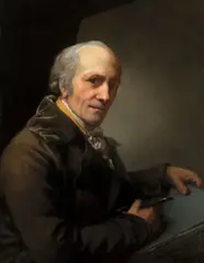 Anton Graff, Selbstportrait, 1806, Öl auf Obstbaumholz