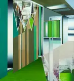 Martin Kobe, Ohne Titel, 2003, Acryl und Bleistift auf Leinwand