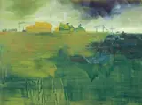 Potsdamer Platz by Rainer Fetting, 1993, Öl auf Leinwand, sold Nov 2008
