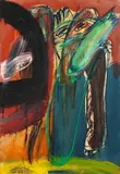 Walter Stöhrer, Nuded Green II (für Burroughs), 1965, Öl auf Leinwand