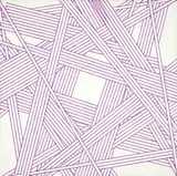 Kenneth Martin, Chance, Order, Change 7 (Violet), 1979, Öl auf Leinwand