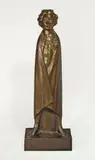 Die Flamme by Ernst Barlach, 1934, Bronze mit gelbbrauner Patina. Höhe: 113 cm (44 ½ in.), sold Jun 2012