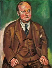 Dichter Dr. Herbert Eulenberg by Max Pechstein, 1923, Öl auf Leinwand, sold May 2011
