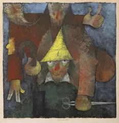 Jindřich Novák, Lumpacivagabundus, 1967, mixed media, paper