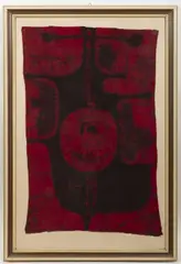 Zdeněk Beneš, Abstract Composition, Second half of the 20th century, oil, resist dye, textile
