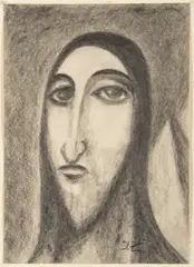 Jan Zrzavý, Christ, 1940s, pencil, paper