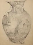 Helena Chvojková-Trnková, Iliad III, 1970s, pencil, paper