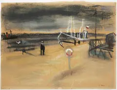 Josef Jira, Sopoty II, 1963, pastel, paper