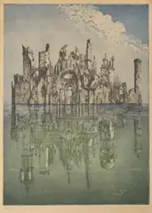 Jan Souček, Mirroring, 1975, etching, paper