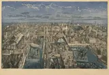 Jan Souček, Drowning City, 1975, etching, paper