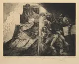 Jan Souček, Study of Space, 1977, etching, paper