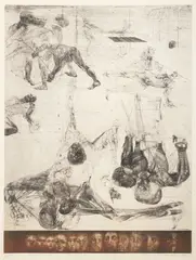 Jiří Anderle, Perspective N. 3, 1971, etching, drypoint, paper