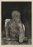 Jan Merta, In Thoughts, 1983, etching, paper