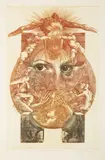 Oldřich Kulhánek, Hommage À C. Monteverdi, 1971, etching, paper