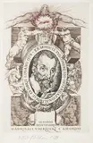 Oldřich Kulhánek, Claudio Monteverdi, 1978, etching, paper
