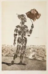 Jindřich Pileček, Knight of the Fall, 1971, etching, paper