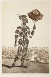 Jindřich Pileček, Knight of the Fall, 1971, etching, paper