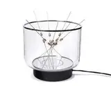Theodore Waddell, Light Sticks lamp, 1970, Chrome-plated steel, glass and plastic