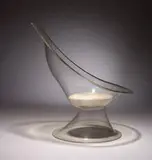 Lily chair by Estelle & Erwine Laverne, 1967, Lucite, vinyl upholstery, sold May 2013