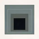White Line Square IX (from White Line Squares) by Josef Albers, 1966, 3-color lithograph on Arches Cover paper, sold May 2013