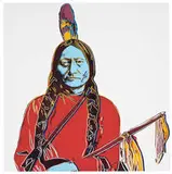 Andy Warhol, Sitting Bull, 1986, Color screenprint on Lenox Museum Board