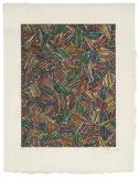 Jasper Johns, Cicada II, 1979-81, Color screenprint on Kurotani Hosho paper