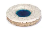 Bowl by Glen Lukens, c. 1940, Partially crackle glazed ceramic, sold May 2013