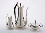 Donald Colflesh, Circa 70 Coffee service (3), Sterling silver, ebony
