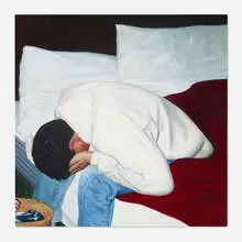 Tim Gardner, Untitled (Nick with Head in Hands), 1999, oil on canvas