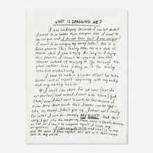 Jonathan Borofsky, What is Dragging Me?, 1986, screenprint on Arches 88