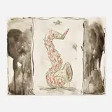 Claes Oldenburg, Soft Saxophone (Black, Yellow, Red)