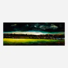 Michael Gregory, Seedtime, 1988, oil and tar on wood