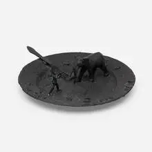 Roberto Fabelo, Untitled (from the Black Plate series), 2002, bronze