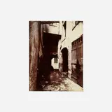 Eugène Atget, Cour 12 rue Pierre du Lard, c. 1900, albumen on printing out paper