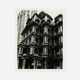 Berenice Abbott, Old Post Office, Broadway and Park Row, 1938, gelatin silver print mounted to backing