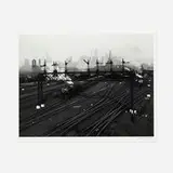 Berenice Abbott, New Jersey Railroad Yard, 1936, gelatin silver print