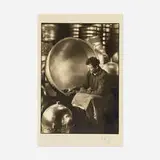 Margaret Bourke-White, Aluminum Company of America: Man Polishing Kettles
