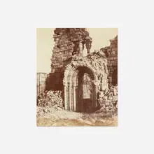 Alfred Capel-Cure, English Abbey Ruins, c. 1854, albumenized salted paper print