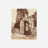 Alfred Capel-Cure, English Abbey Ruins, c. 1854, albumenized salted paper print