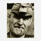 Jack Delano, Bootleg Coal Miner near Pottsville, PA, 1938, vintage gelatin silver print