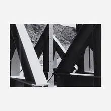 Ralston Crawford, Coulee Dam Stage Area #2, 1971, gelatin silver print
