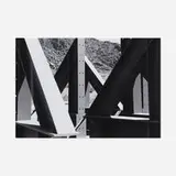 Ralston Crawford, Coulee Dam Stage Area #2, 1971, gelatin silver print