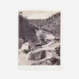 Francis Frith, Fall of Rond-Chatel near Bienne, c. 1860, albumen print mounted to paper backing
