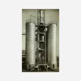 Ruhrchemie Factory, Oberhausen-Holton, Germany by Albert Renger-Patzsch, 1933-34, vintage gelatin silver print, sold Sep 2021