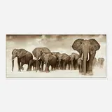 Elephants on the Move, Amboseli by Nick Brandt, 2006, pigment ink print, sold Sep 2021