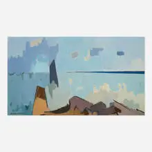 Herman Maril, Intide, 1958, oil on canvas