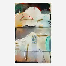 James Havard, Untitled, 1980, acrylic, spray paint and enamel on canvas
