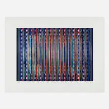 Visual Orchestration by Yaacov Agam, prismagraph, sold Sep 2021