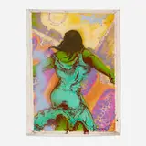 Daze, Pursuit V, 1985, acrylic and spray paint on canvas